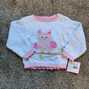 9mo Knit Owl Sweater